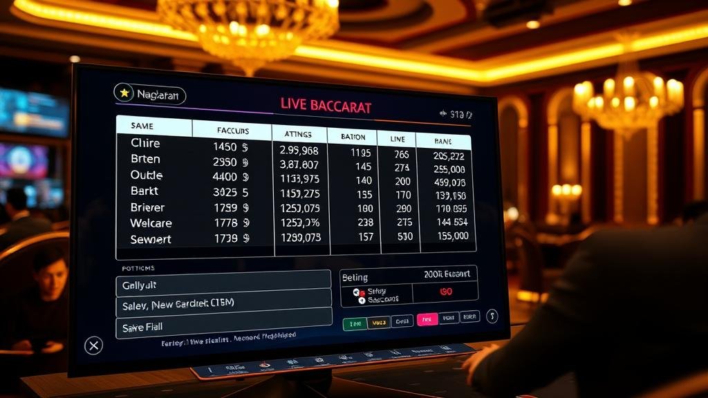 บรรยากาศโต๊ะบาคาร่าสดจาก PragmaticLive