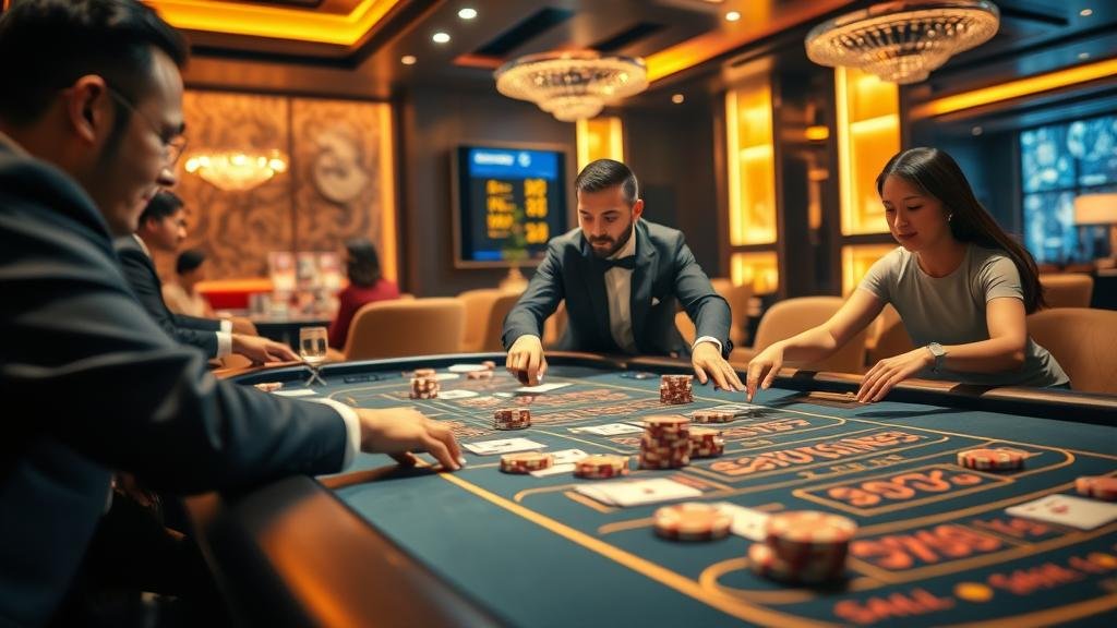 หน้าจอเกมบาคาร่าไลฟ์สปีดจากค่าย EBet