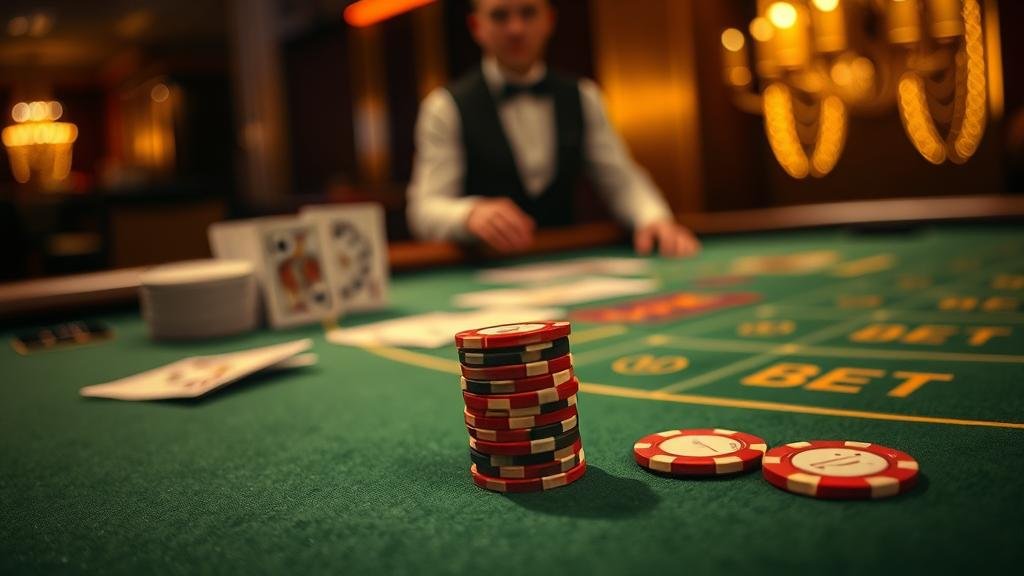 หน้าจอแสดงอัตราจ่ายและประกันภัยใน บาคาร่า Ezugi