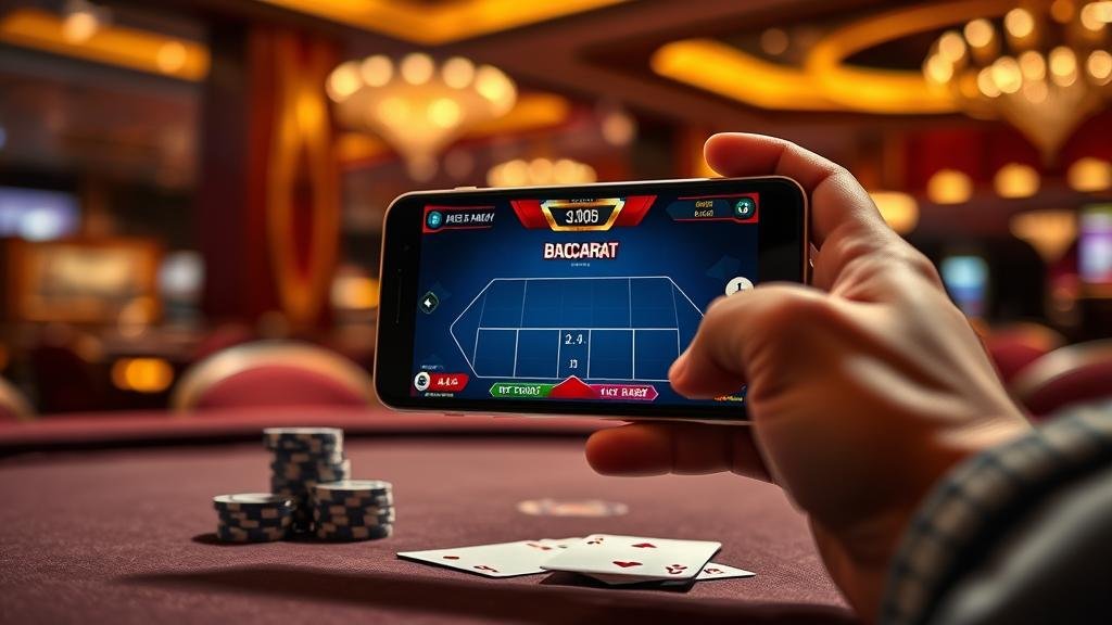 การวิเคราะห์เค้าไพ่บาคาร่า SA สายฟ้า บนแท็บเล็ต