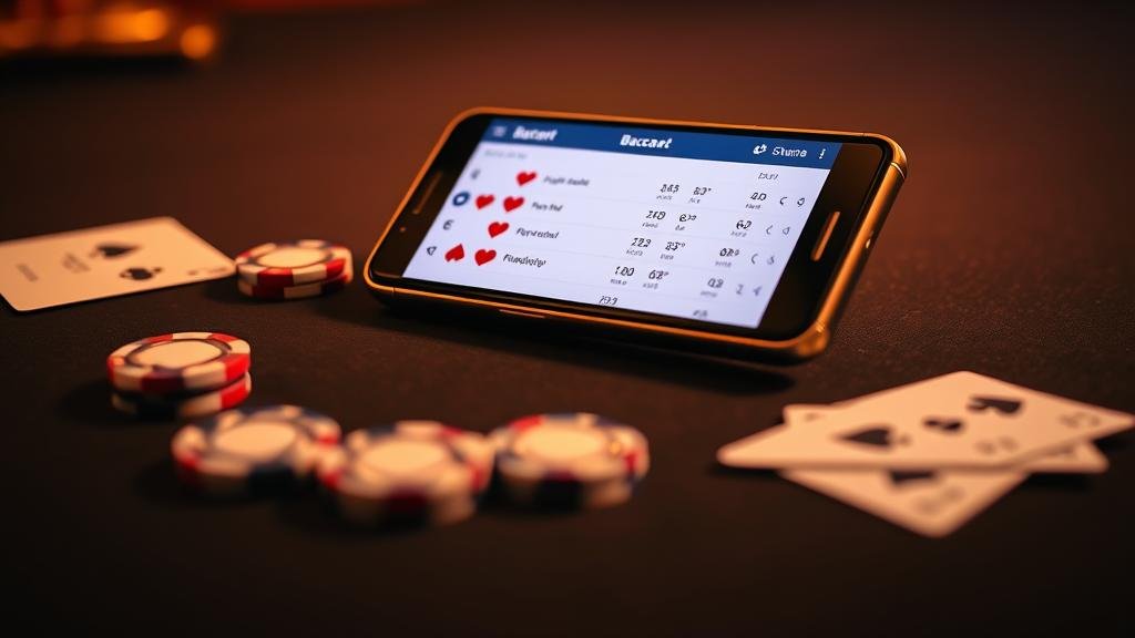 สถิติและเค้าไพ่บาคาร่าบนมือถือ