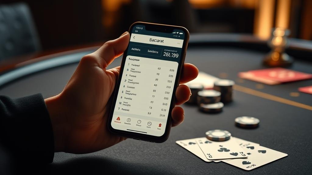 การวิเคราะห์บาคาร่าบนแท็บเล็ต