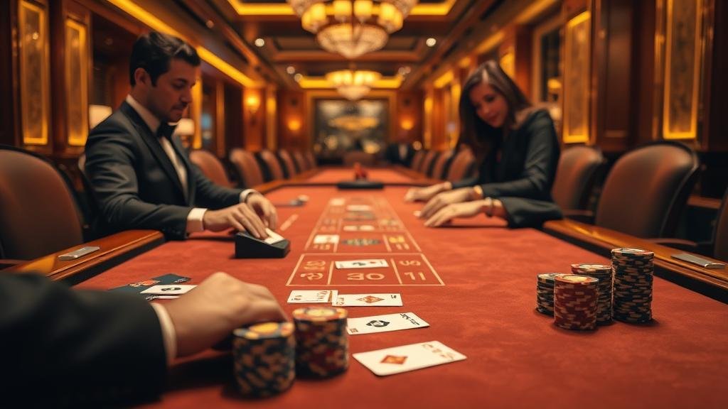 ตัวอย่างเค้าไพ่บาคาร่าแบบปิงปองและมังกร