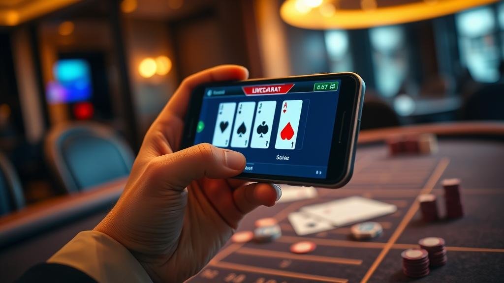 การวิเคราะห์เค้าไพ่บาคาร่าบนแท็บเล็ต