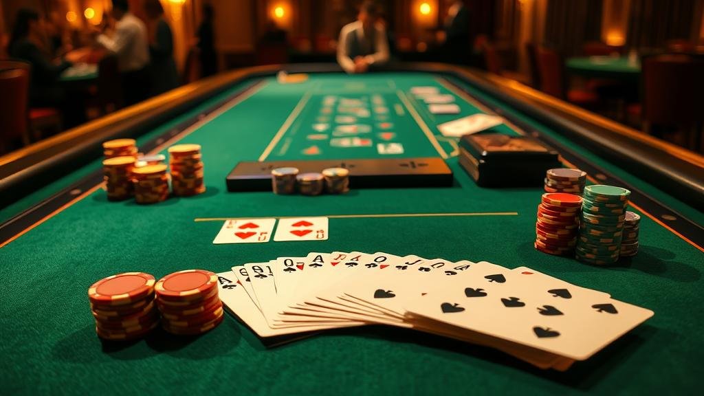 ภาพประกอบกลยุทธ์และโชคในการเล่นบาคาร่า