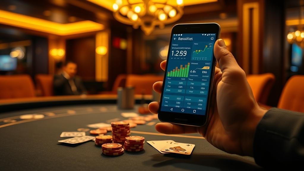 การแสดงผลสถิติบาคาร่าบนมือถือ Android