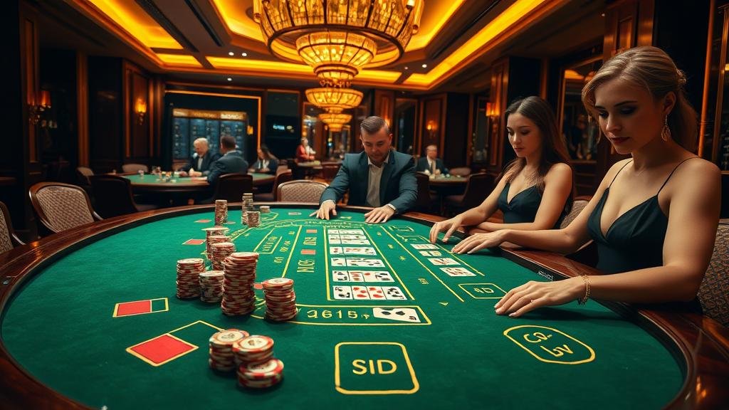 ตัวอย่างรูปแบบไพ่บาคาร่า