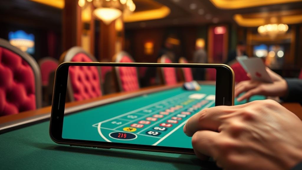 หน้าจอเกมบาคาร่า วัววัว บนมือถือ