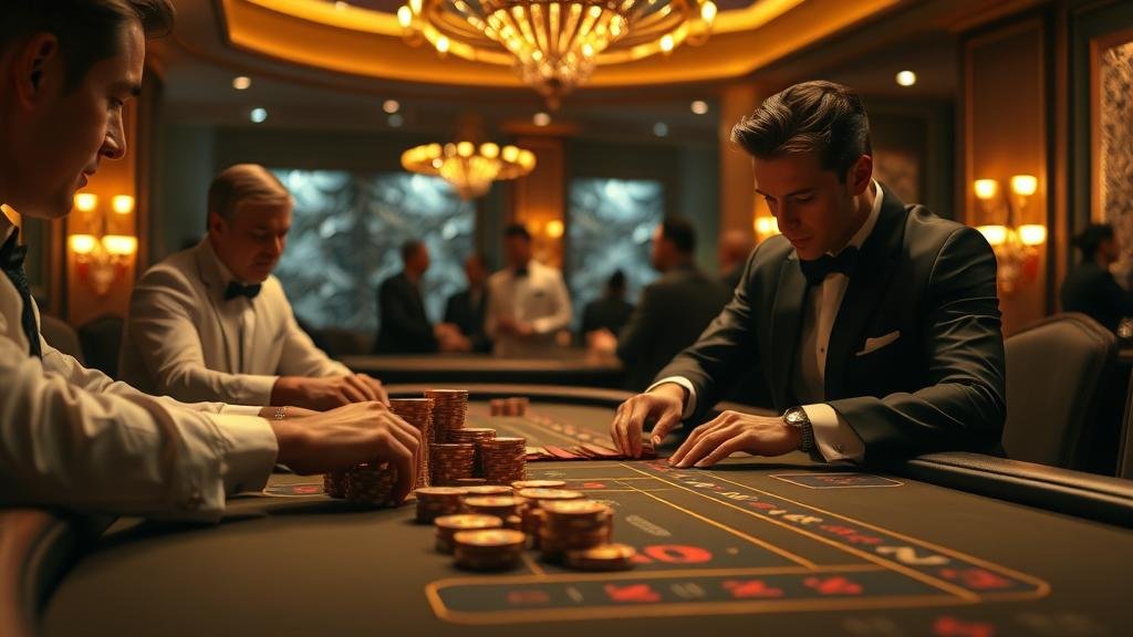 มือบาคาร่าที่ชนะพร้อมชิปจำนวนมาก