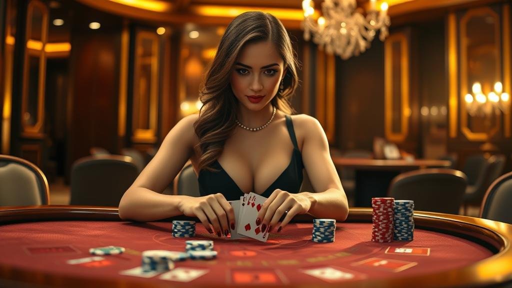 ดีลเลอร์สาวสุดเซ็กซี่จาก Sexy Baccarat