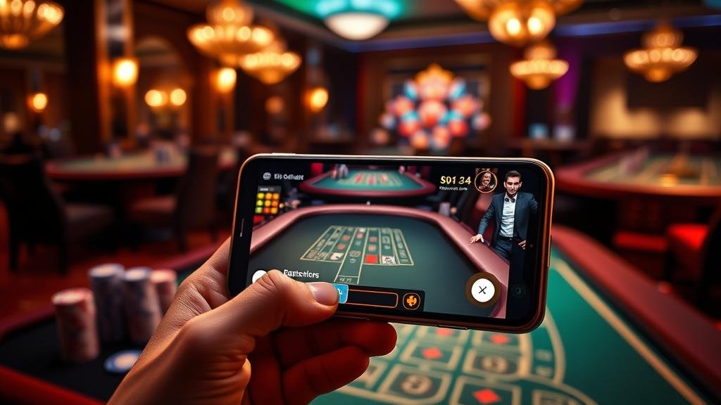 หน้าจอเกมบาคาร่า Pragmatic Live บนมือถือ