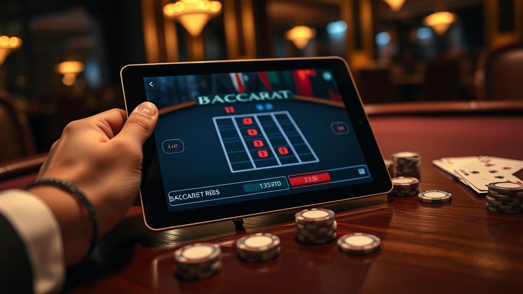 การเล่นบาคาร่าบนมือถือและแท็บเล็ต
