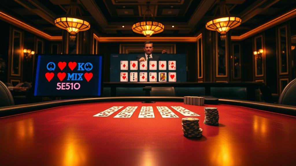 รูปแบบเกมบาคาร่าไลฟ์สดที่หลากหลาย