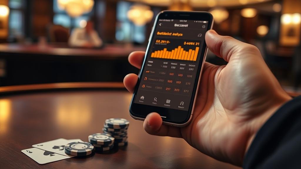 การวิเคราะห์สถิติบาคาร่าบนแท็บเล็ต