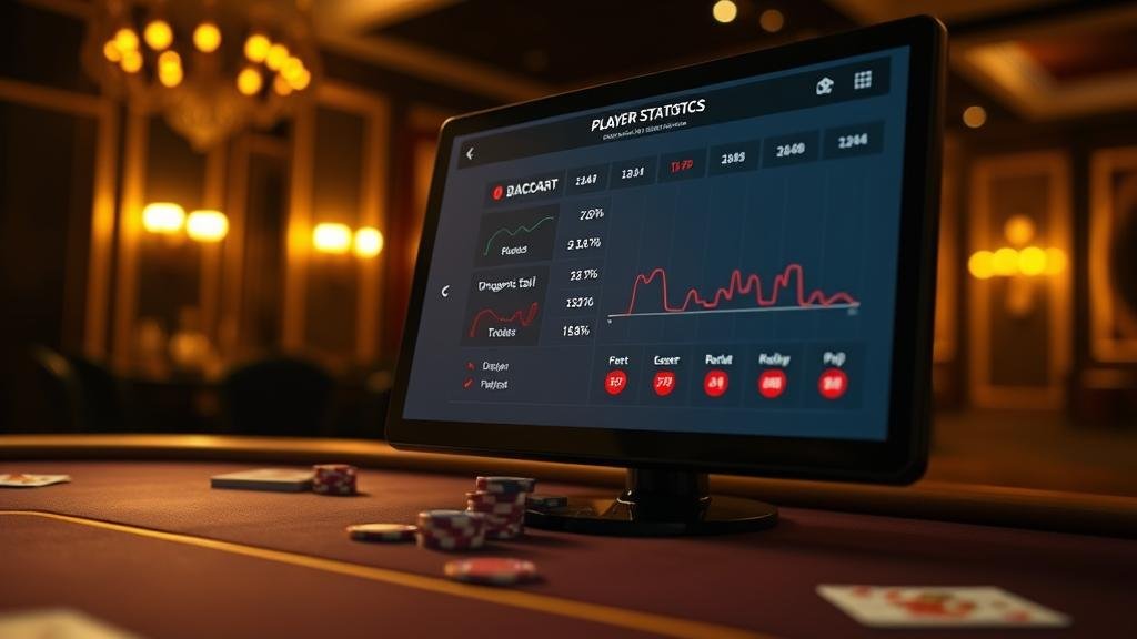 นักพนันกำลังวิเคราะห์สถิติบาคาร่าบนมือถือ