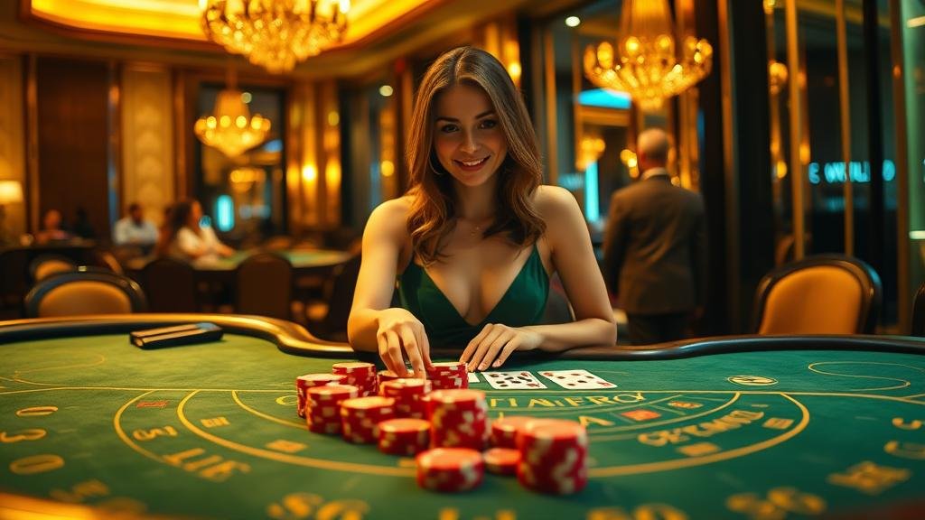 หน้าจอแสดงผลการเล่นบาคาร่าสดพร้อมประวัติการเดิมพัน