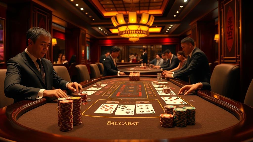 การวางเดิมพันในเกมบาคาร่าสด