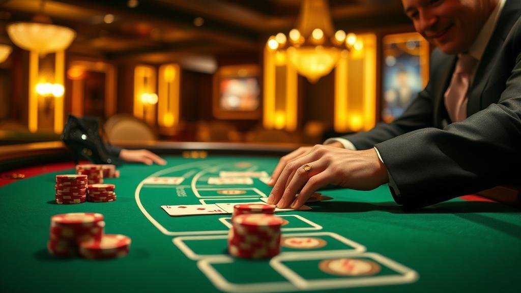 อินเทอร์เฟซเกมบาคาร่าสดจาก Ezugi หรือ LuckyStreak