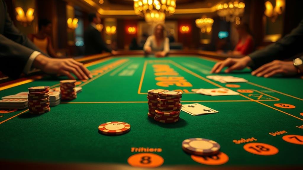 ตารางแสดงเค้าไพ่บาคาร่า