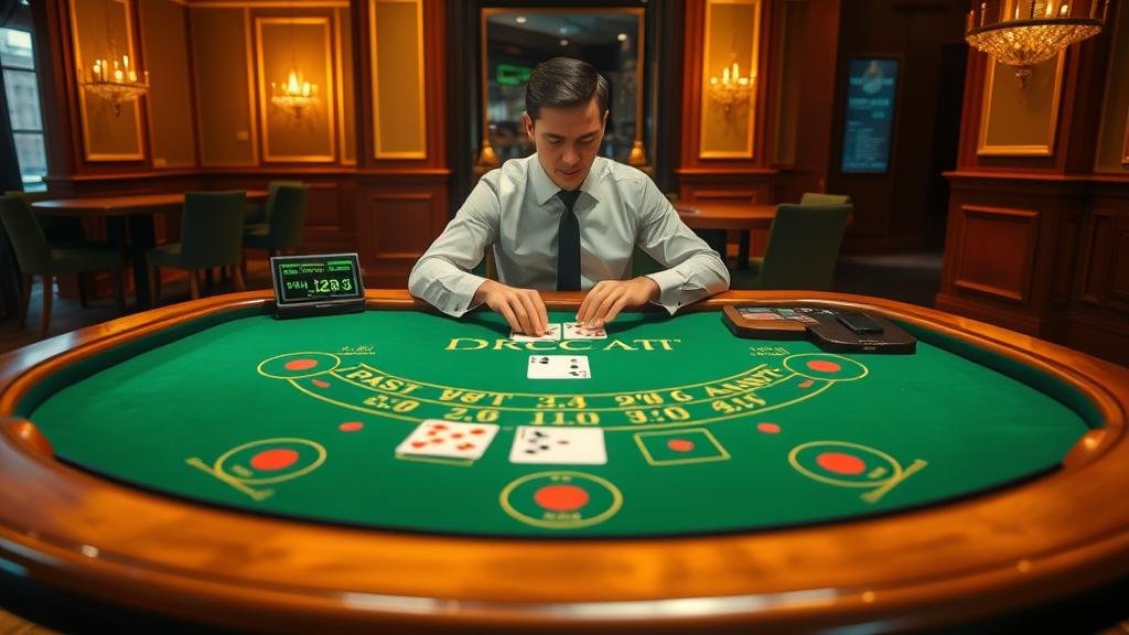 หน้าจอเกมบาคาร่า WM Casino ที่มีสีสันสดใส