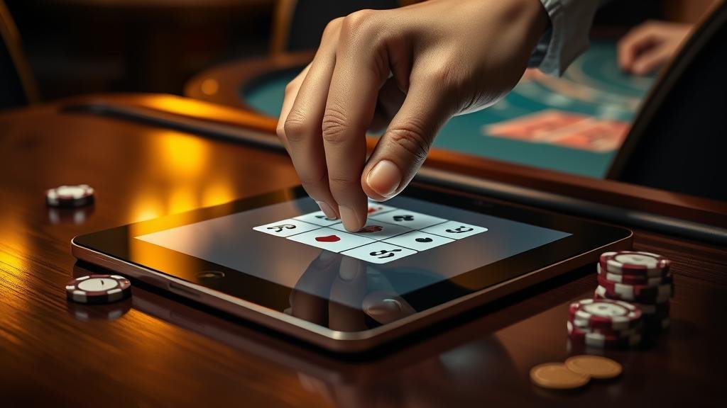 การวิเคราะห์เค้าไพ่บาคาร่าบน iPad