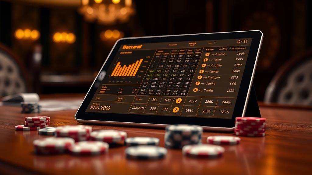คู่มือขั้นสูง: วิเคราะห์สถิติบาคาร่าบนแท็บเล็ตเพื่อตั้งเป้ากำไร