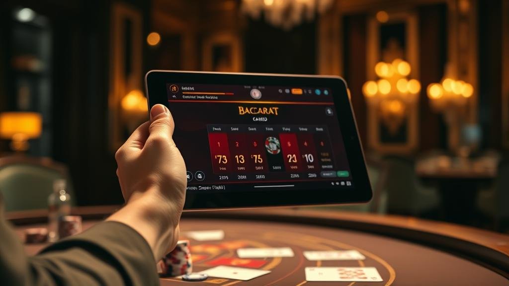 สถิติบาคาร่าบนแท็บเล็ต