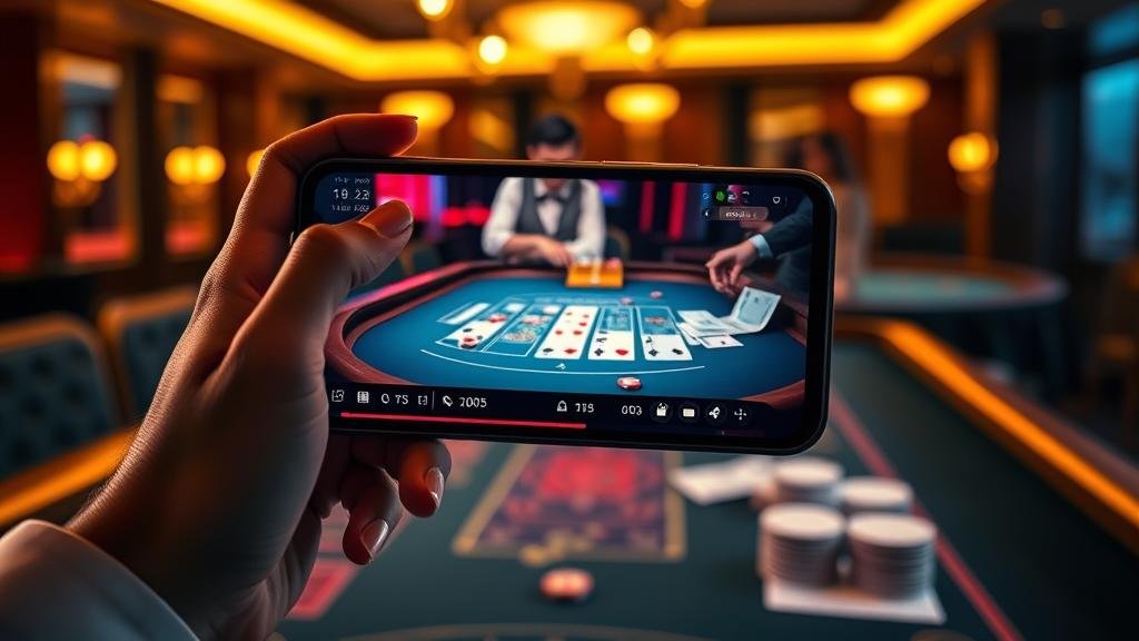 การเล่นบาคาร่าบนแท็บเล็ต