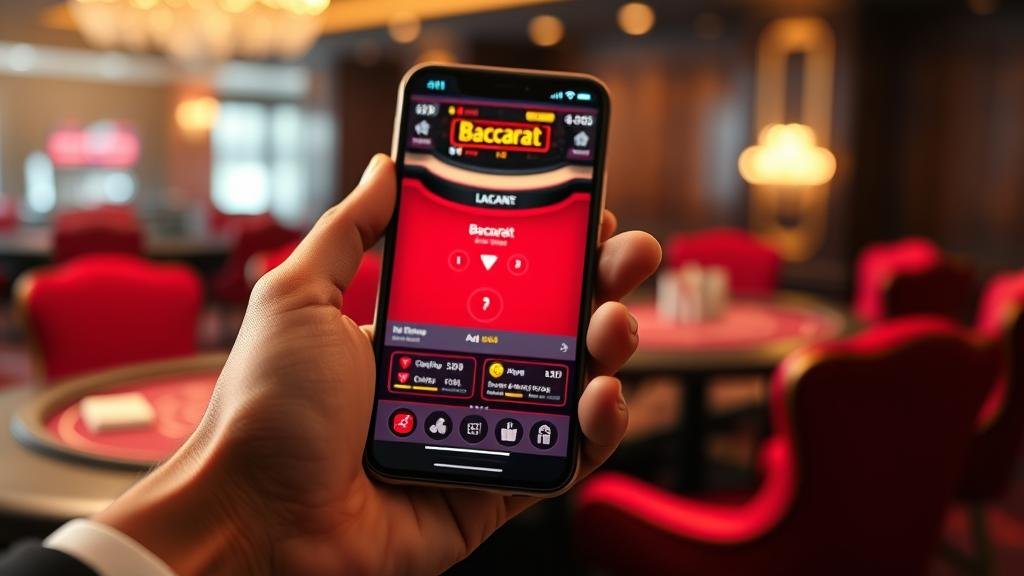 การเล่นบาคาร่าบนแท็บเล็ต