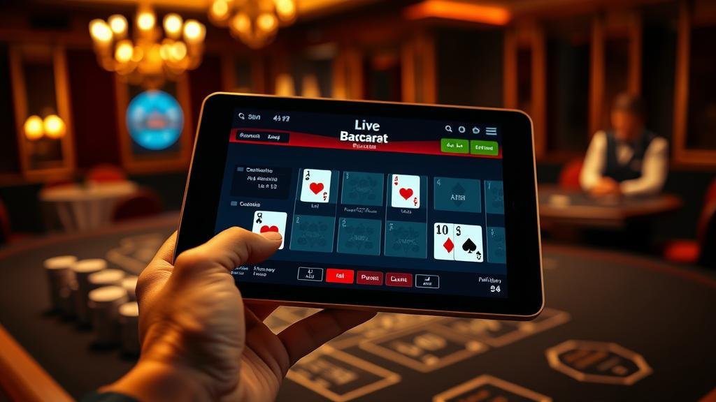 เครื่องมือวิเคราะห์บาคาร่าบนแท็บเล็ต