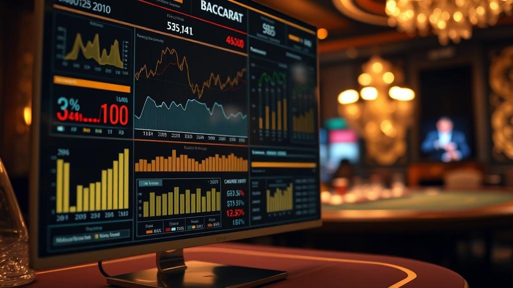 ภาพอินโฟกราฟิกแสดงกลยุทธ์การเดิมพันบาคาร่า