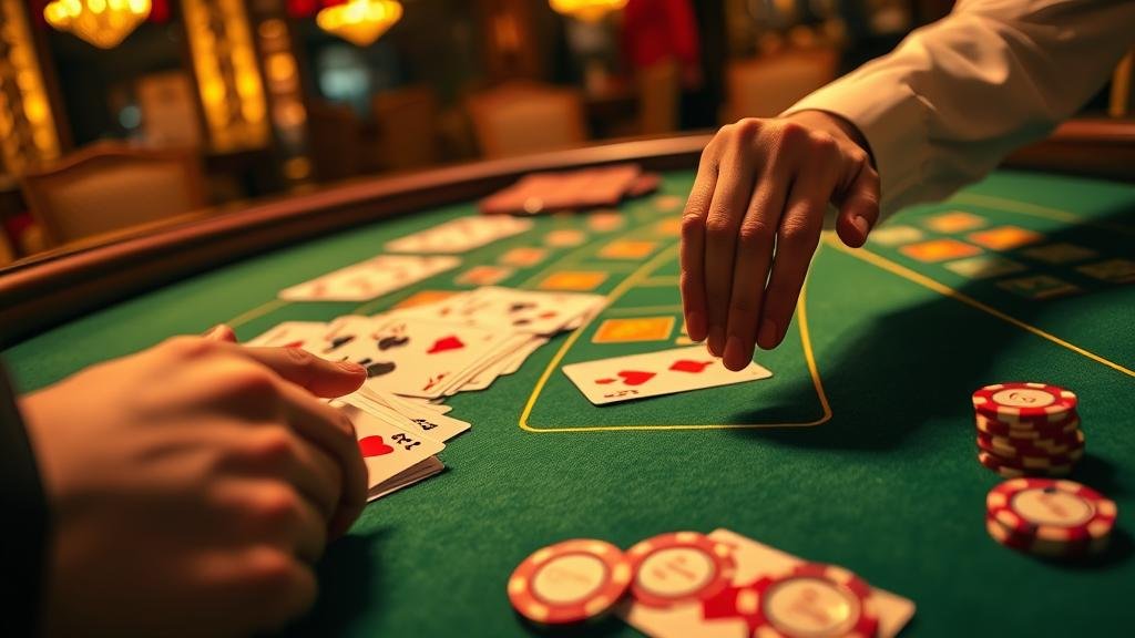 ภาพแสดงการเปลี่ยนรูปแบบเค้าไพ่บาคาร่า