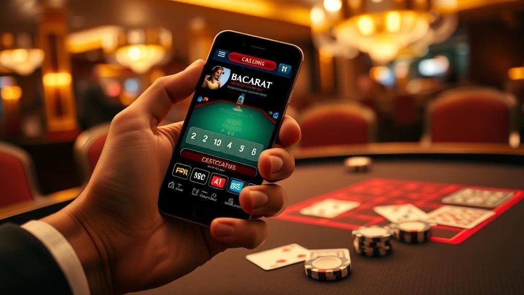 ตัวอย่างเค้าไพ่บาคาร่าบนมือถือ