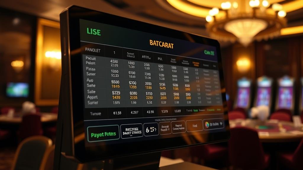 ตัวอย่างรูปแบบไพ่บาคาร่า: มังกร, มังกรสั้น, ปิงปอง