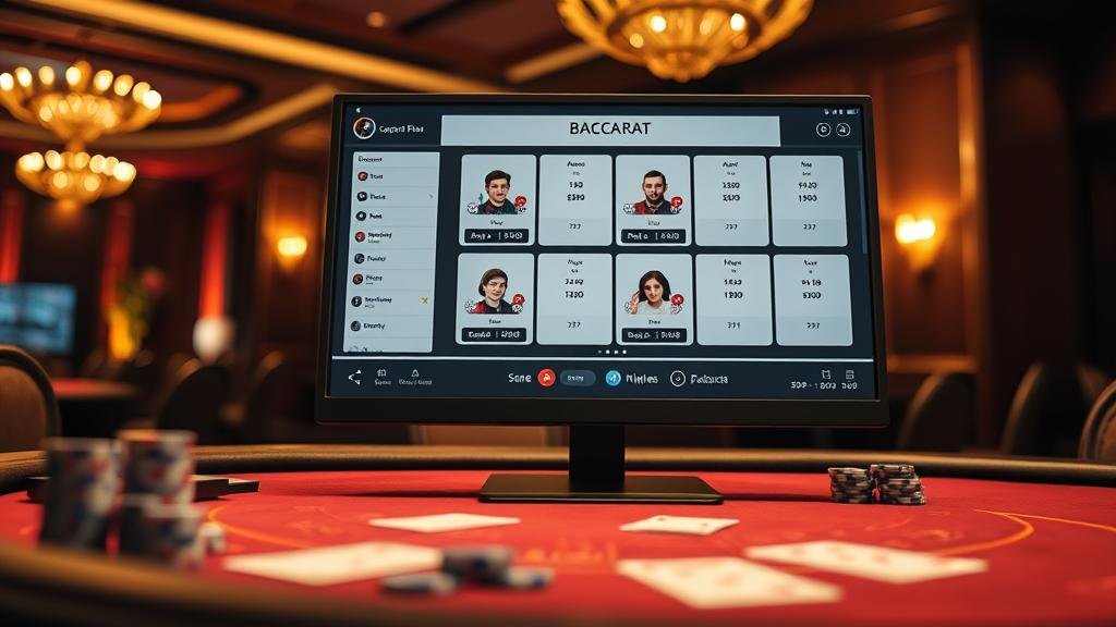 ตารางแสดงเค้าไพ่บาคาร่า