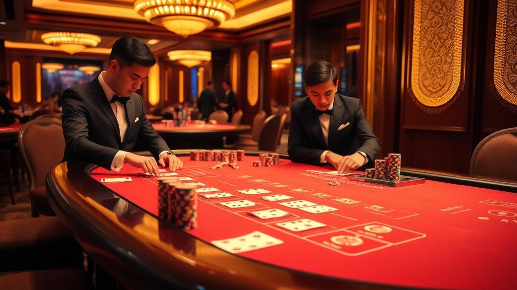 หน้าจอเกมบาคาร่าสดจากค่าย Entwine