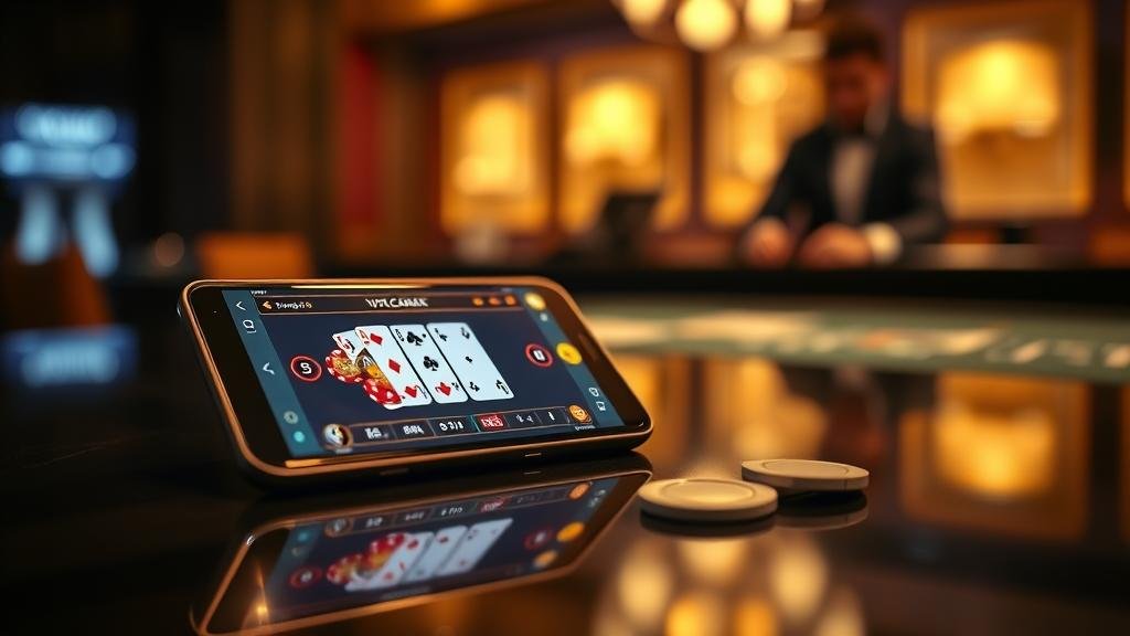 หน้าล็อบบี้ห้องบาคาร่า