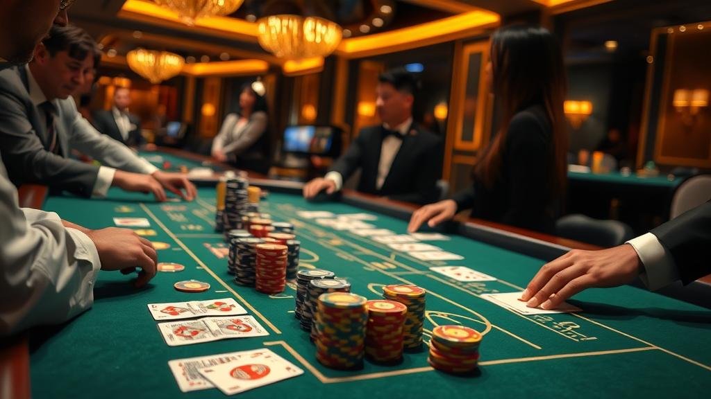 กลยุทธ์เดินเงินบันไดเงินในบาคาร่า