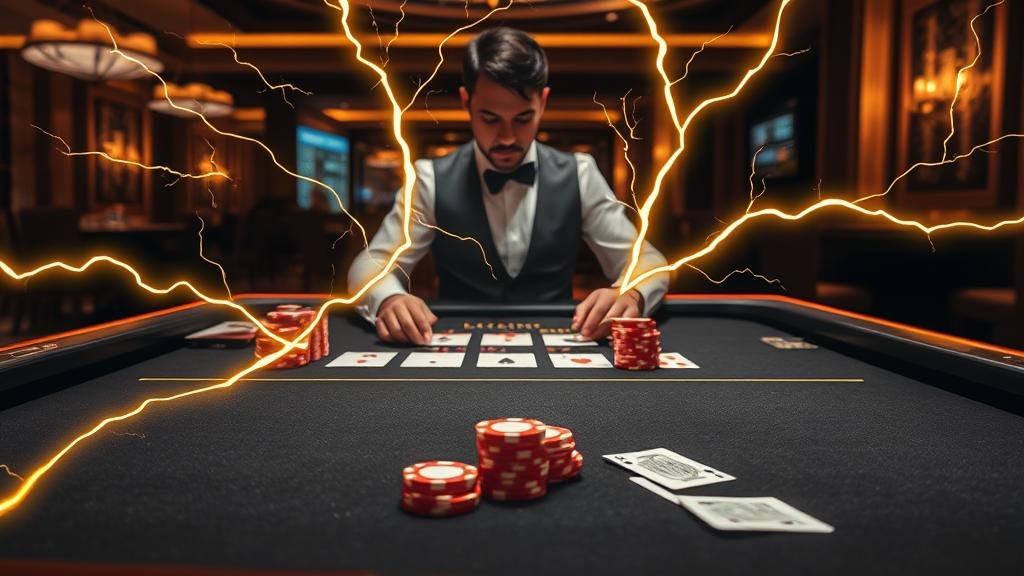 หน้าจอแสดงสถิติบาคาร่าบนแอปพลิเคชัน