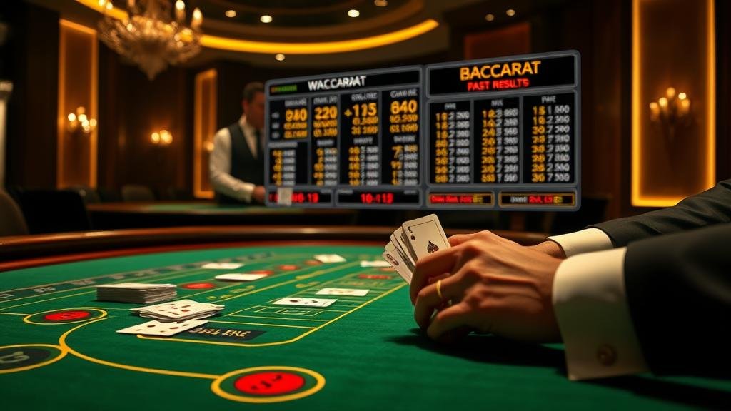 โต๊ะบาคาร่า Allbet พร้อมอุปกรณ์การเล่น