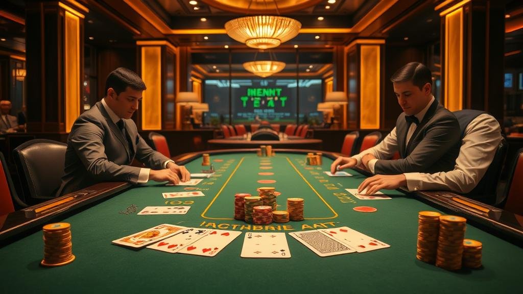 ภาพตารางเค้าไพ่ลูกปัด บาคาร่า