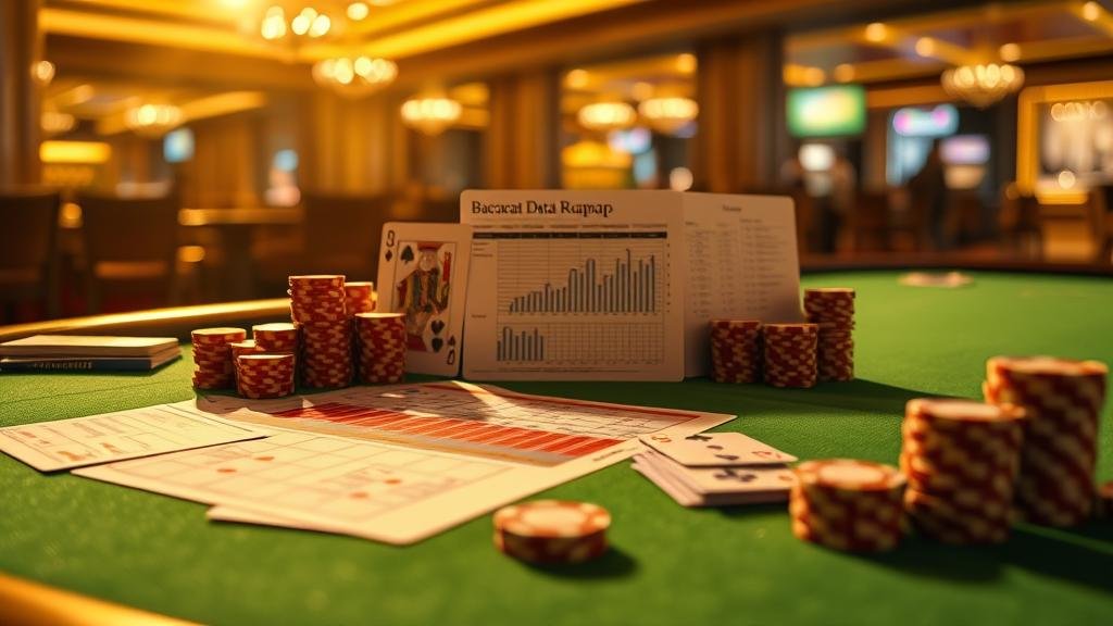 ตัวอย่างรูปแบบไพ่ 'มังกรยาว' และ 'สองติด' ในบาคาร่า