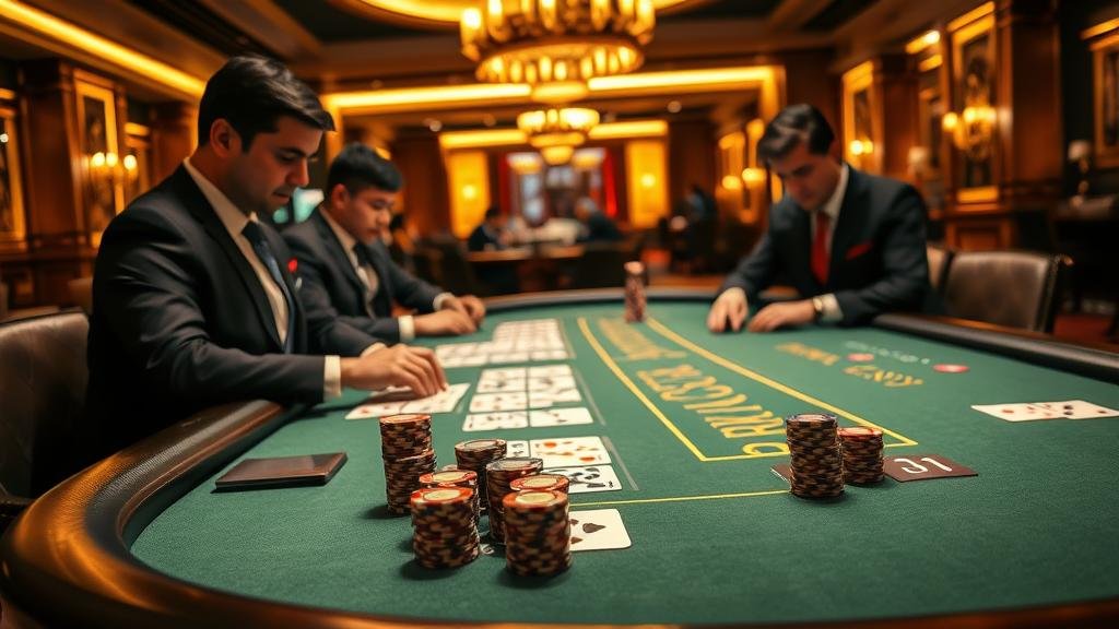 ภาพประกอบเทคนิคการอ่านเค้าไพ่บาคาร่า