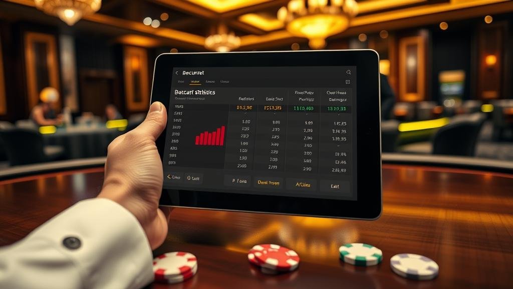 สถิติบาคาร่าบนเดสก์ท็อป