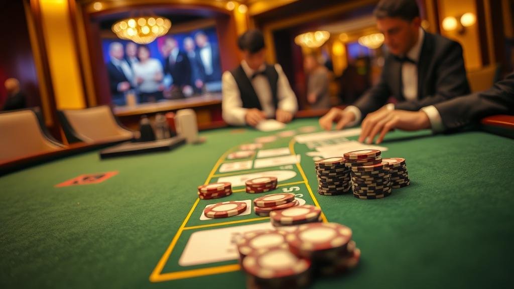 หน้าจอแสดงเปอร์เซ็นต์บาคาร่าและการวิเคราะห์สถิติ