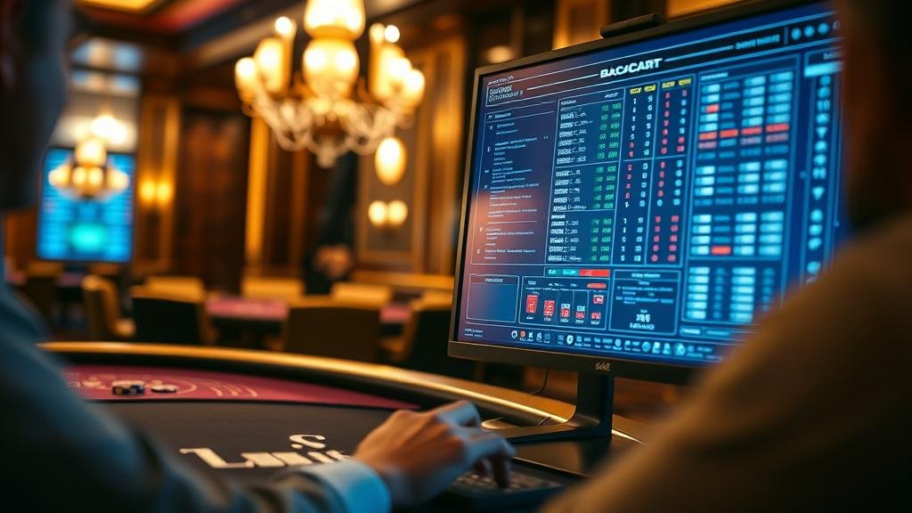 การวิเคราะห์สถิติบาคาร่าบนแท็บเล็ต