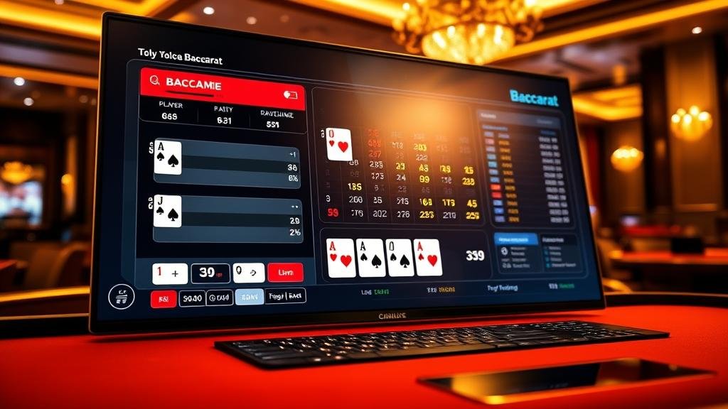 กราฟแสดงกลยุทธ์การเดินเงินบาคาร่า