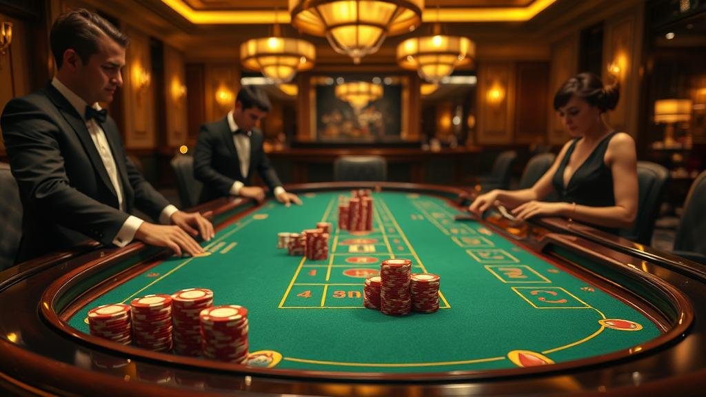 เค้าไพ่บาคาร่า บันไดเงิน และปิงปอง