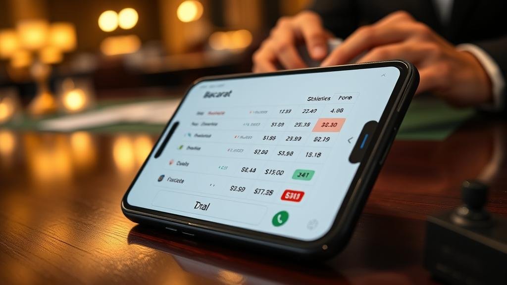 การเล่นบาคาร่าสายเก็บสถิติด้วยมือถือ