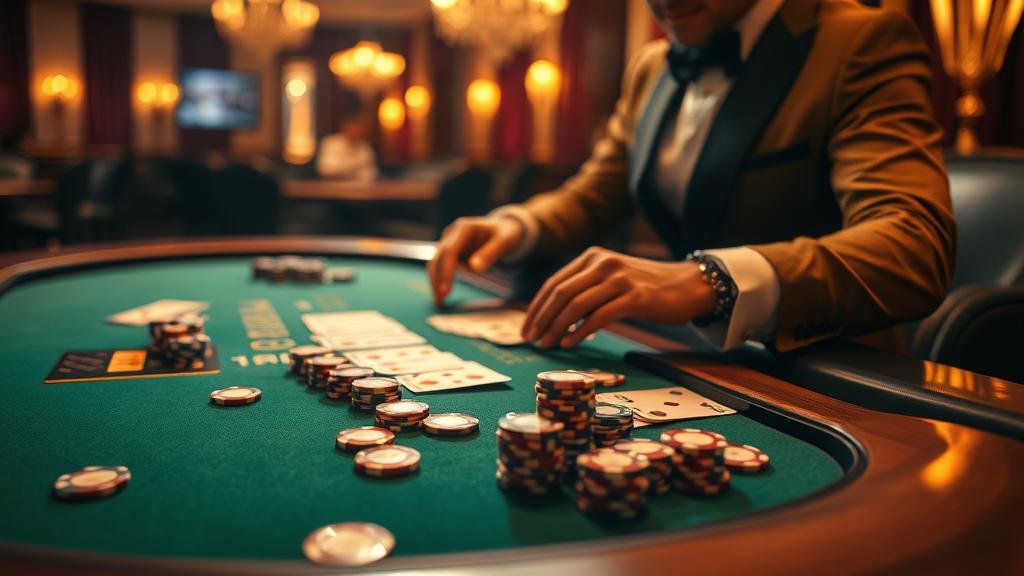 ผู้คนเฉลิมฉลองชัยชนะการพนันออนไลน์